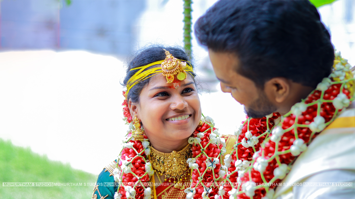 Wedding couple portrait